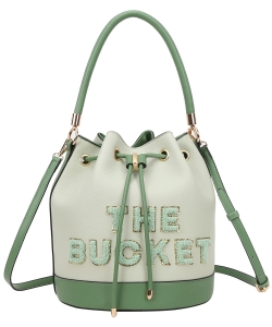 The Bucket Hobo Bag TB2-L9018 GREEN